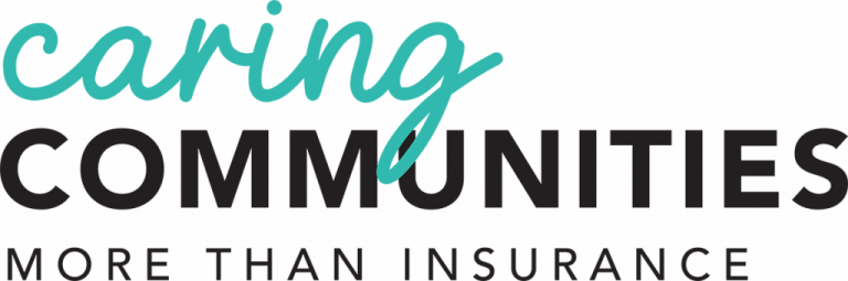 Caring Communities logo with tagline "More Than Insurance"