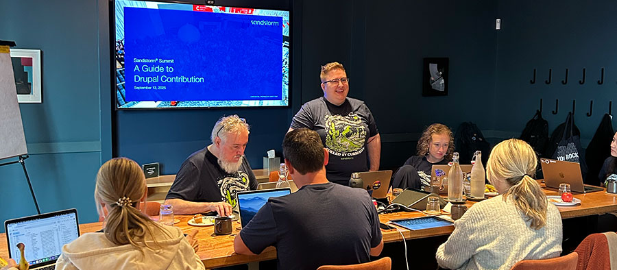 Syd leading A Guide to Drupal Contributions