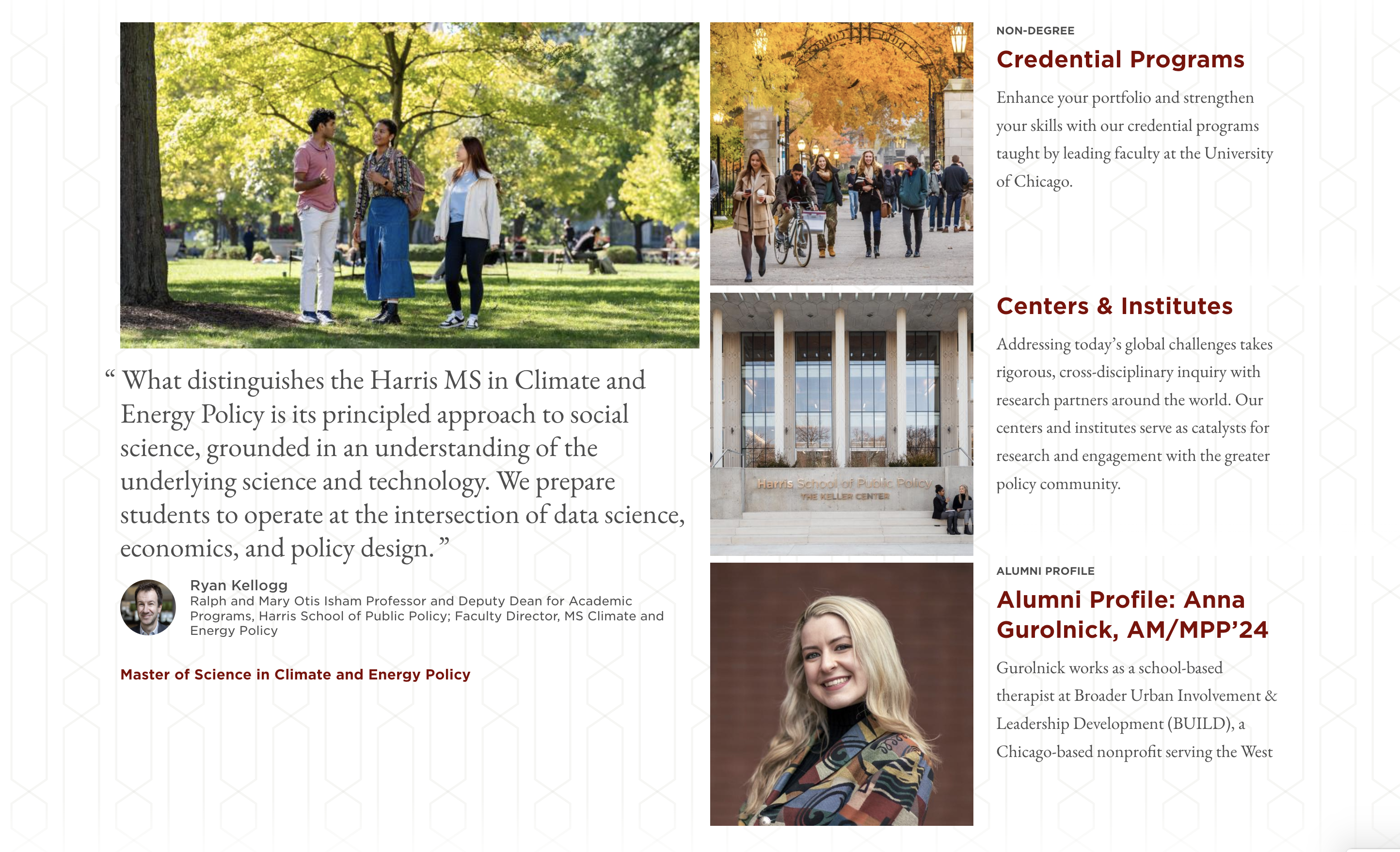 Harris student testimonial