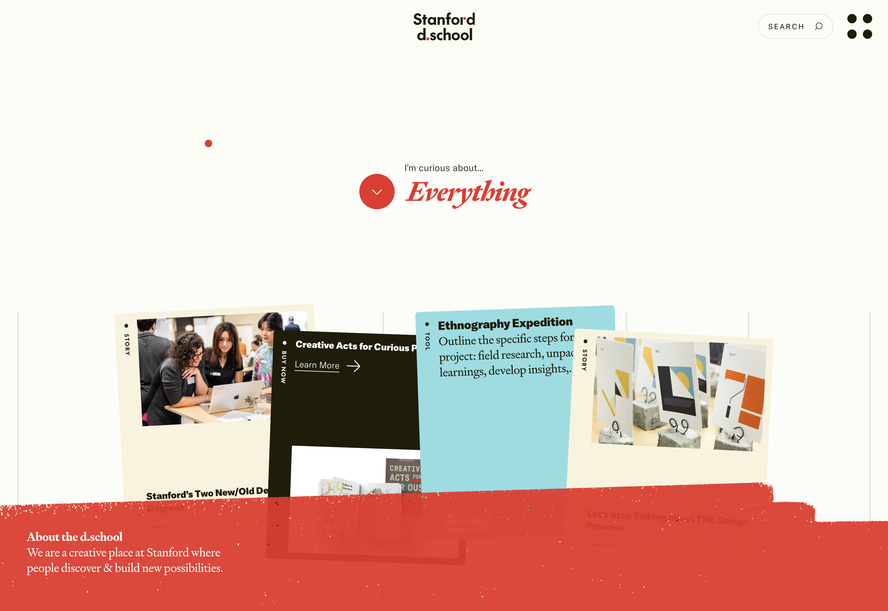Stanford d.School homepage