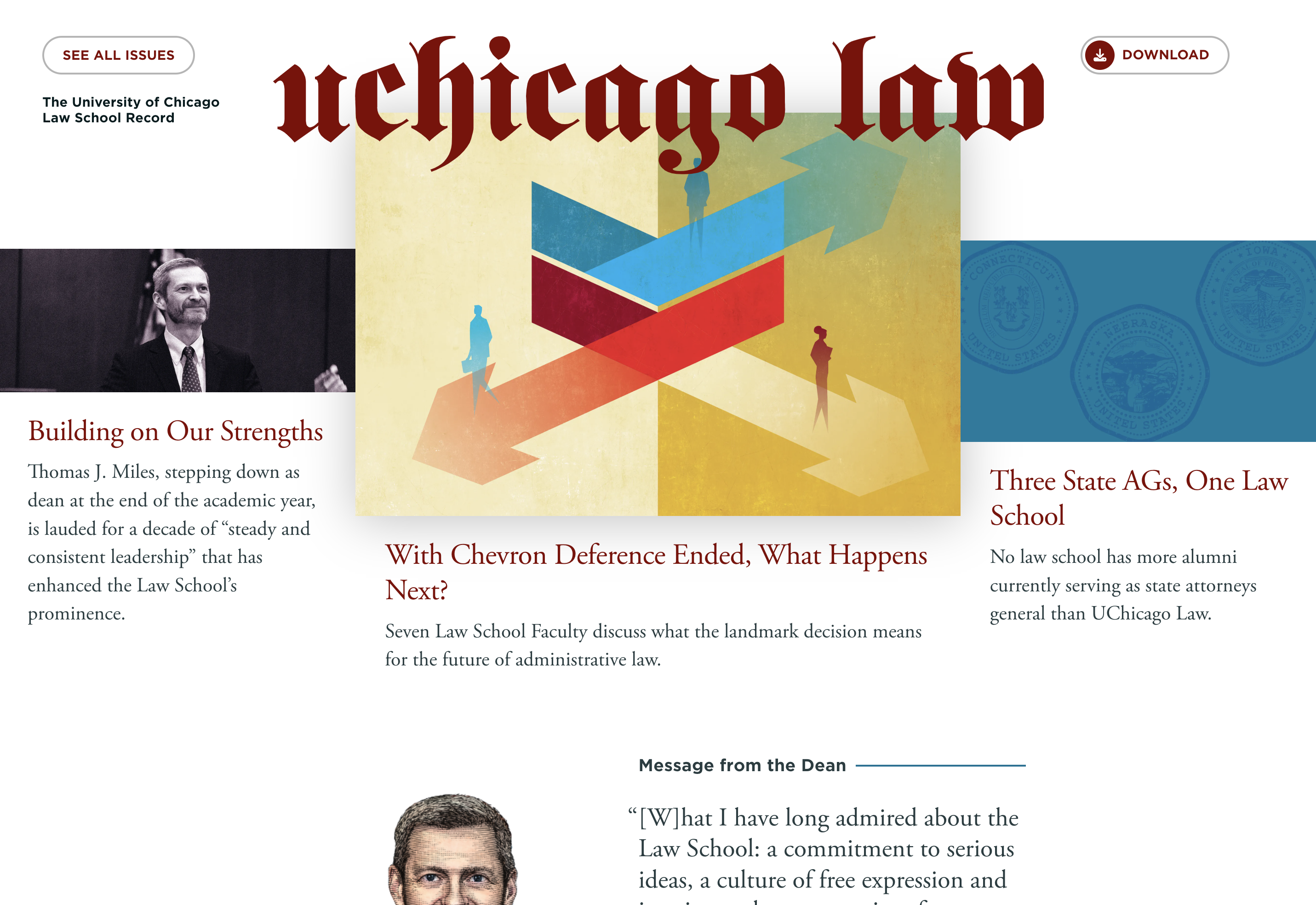 UChicago Law homepage