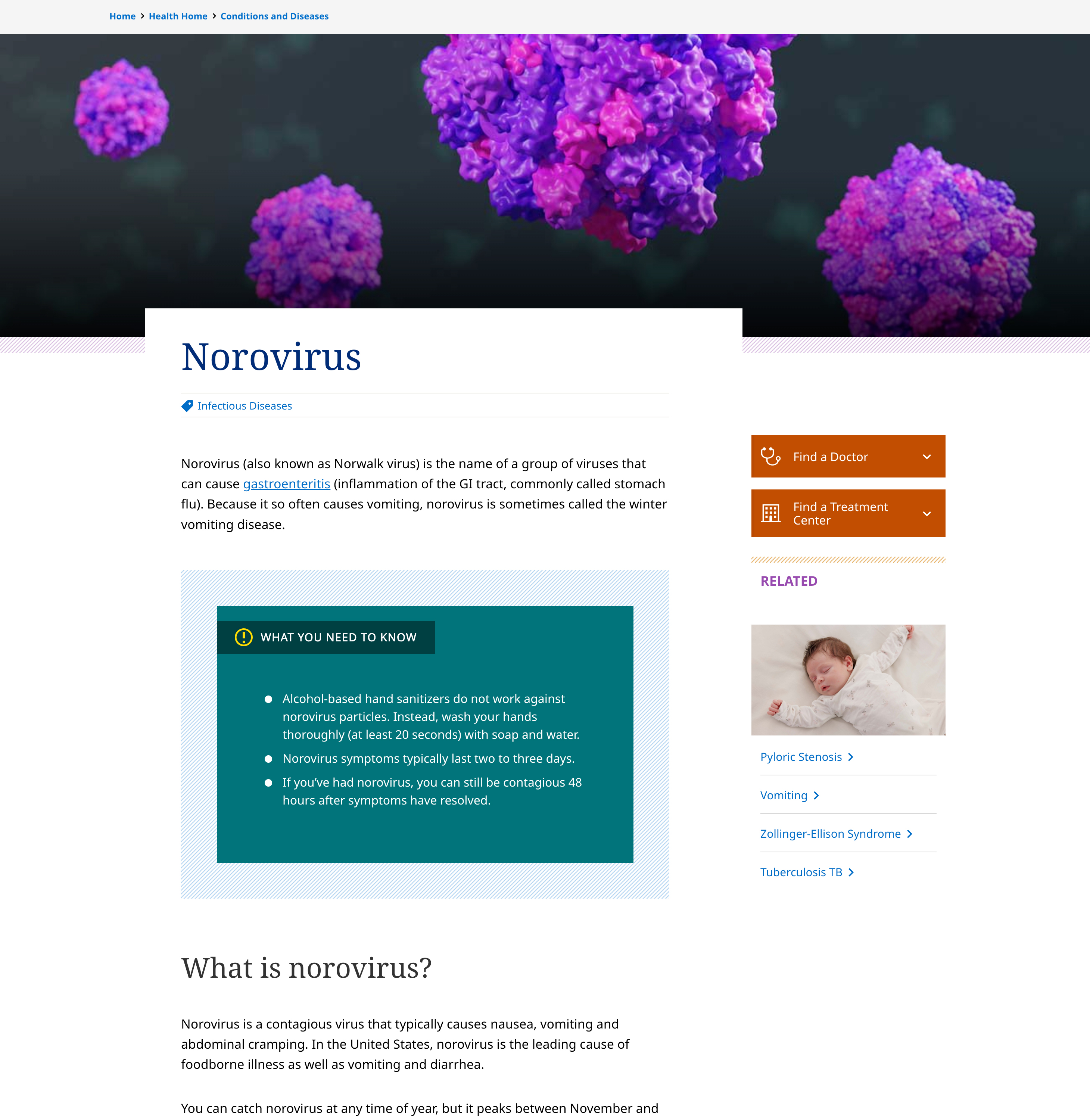 Johns Hopkins Medicine article featuring a summary, key takeaways, and structured headings.