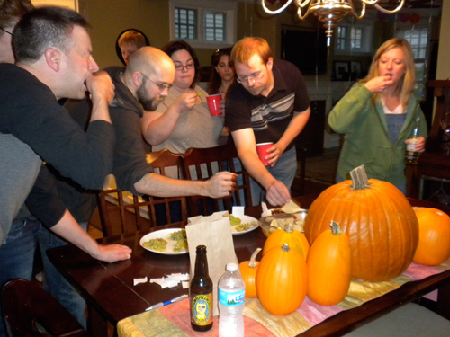 Tasting the guacamole
