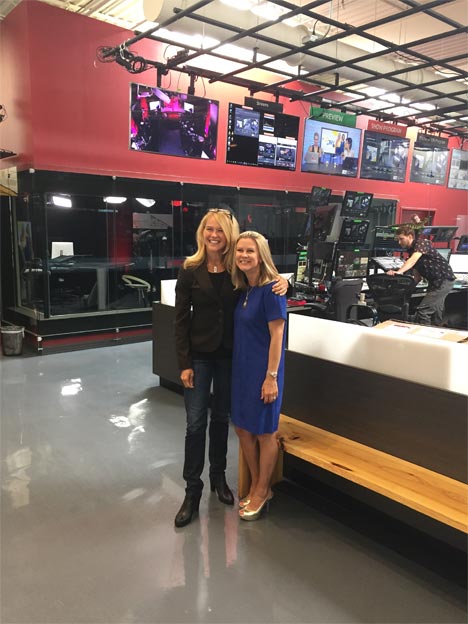 Sandy Marsico with Kristi Ross, CEO of Tastytrade