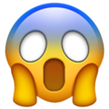 The "Face Screaming in Fear" Emoji.