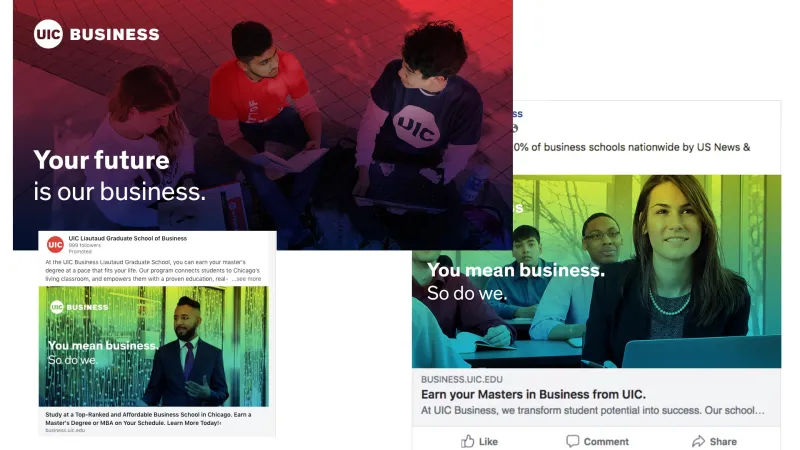 uic social banners