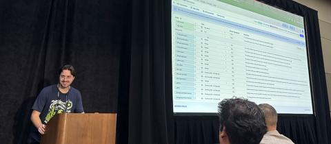 Cameron Panice presenting at Digital Collegium Annual 2025